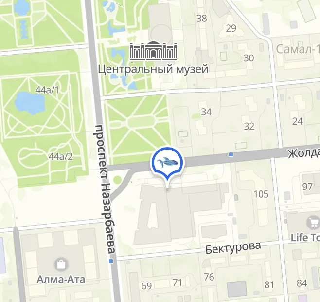Карта 7 Морей в Samal Mall