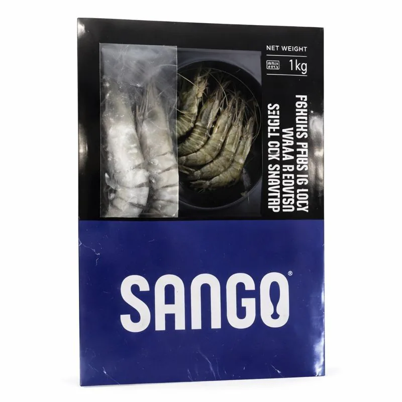 Креветка тигровая SANGO 8/12, с/м, с/г