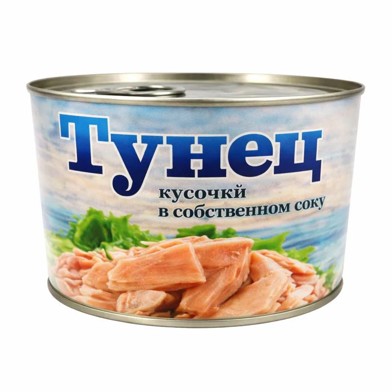 Тунец, кусочки филе в масле, 1,7 кг