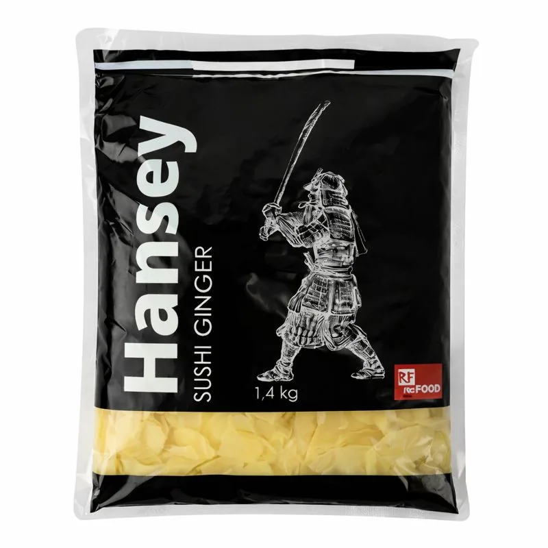Имбирь маринованный белый Hansey, 1,4 кг