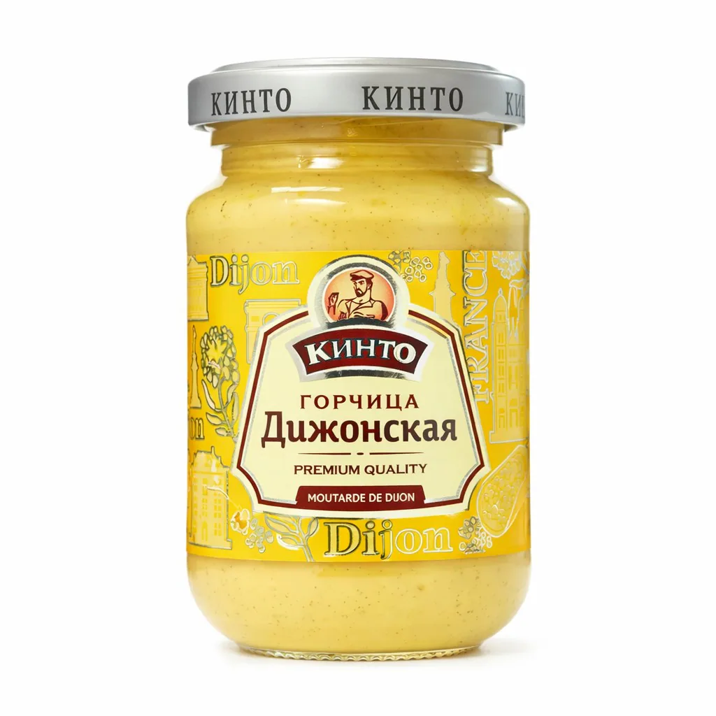 Горчица дижонская ТМ «Кинто», 170 мл