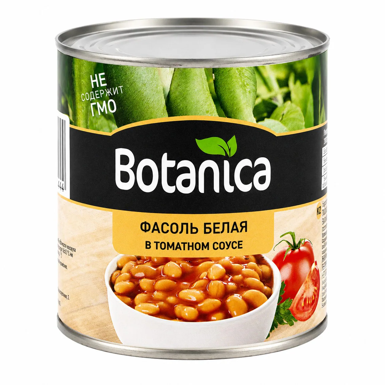 Фасоль белая в томатном соусе Botanica, 425 мл