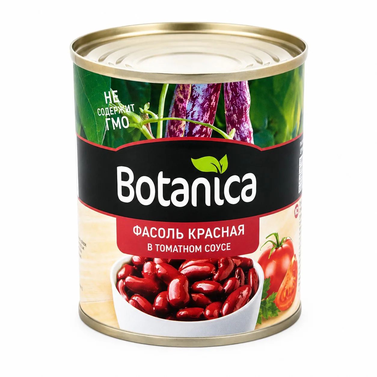 Фасоль красная в томатном соусе Botanica, 425 мл