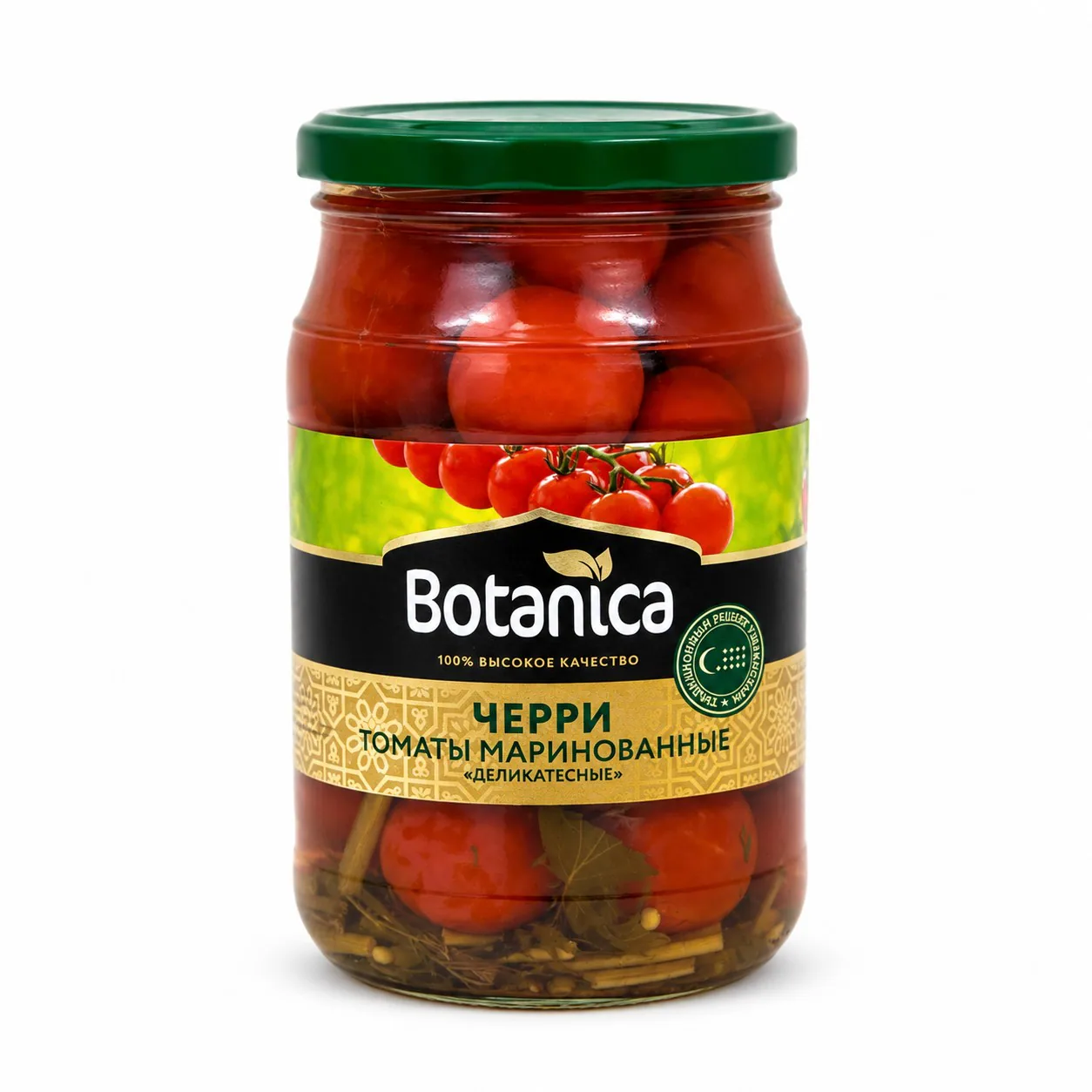 Томаты черри маринованные деликатесные Botanica, 720 мл