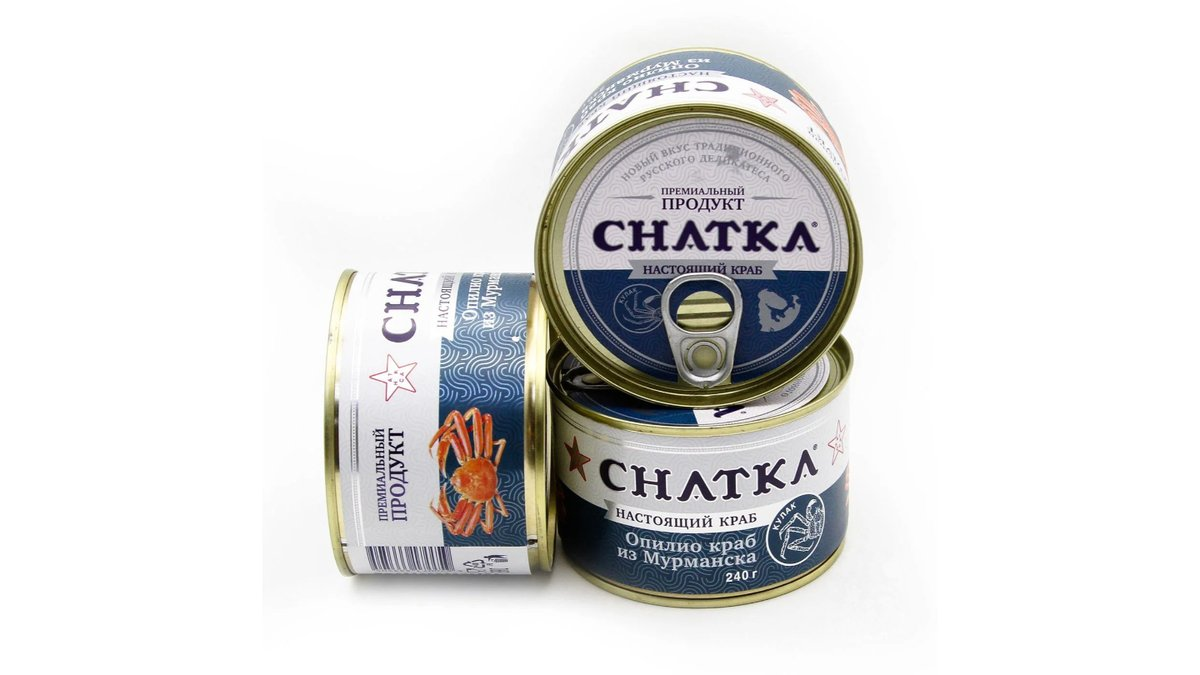 Мясо краба-стригуна CHATKA в солевой заливке, 240 г
