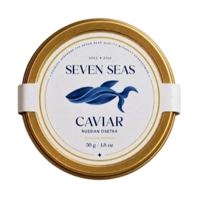 Икра осетровая Seven Seas Russian Osetra, 50 г