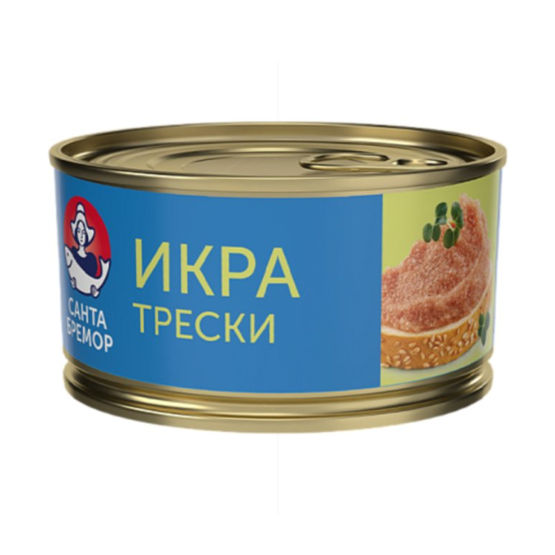 Икра трески Санта Бремор, 130 г