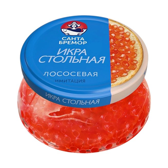 Икра Стольная лососевая, имитация, 230 г