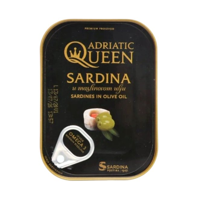 Сардины Adriatic Queen в оливковом масле, 105 г