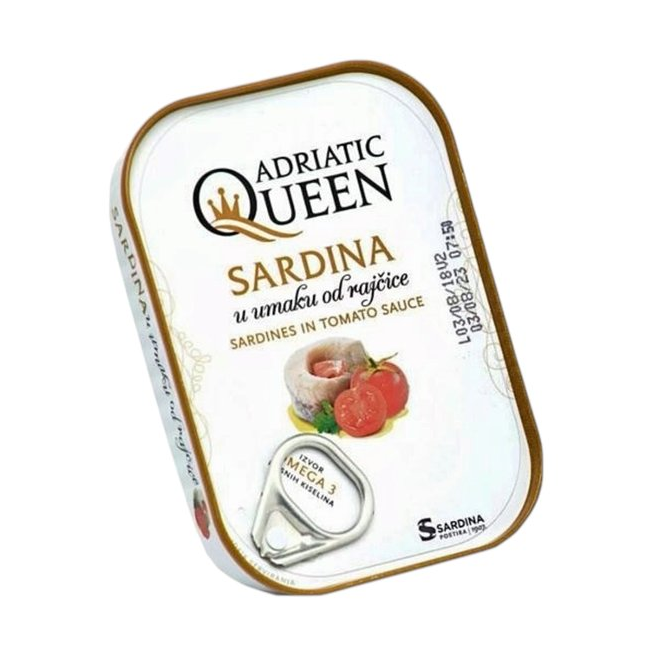 Сардины в томатном соусе Adriatic Queen, 105 г